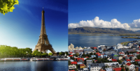 Toronto, Canada to Paris, France for only $439 CAD roundtrip (add a stop in Iceland for $21 CAD more)