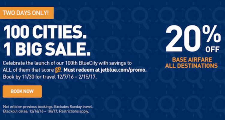 What type of promo codes does JetBlue offer?