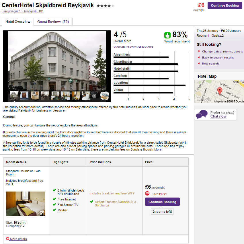 CenterHotel Skjaldbreid6