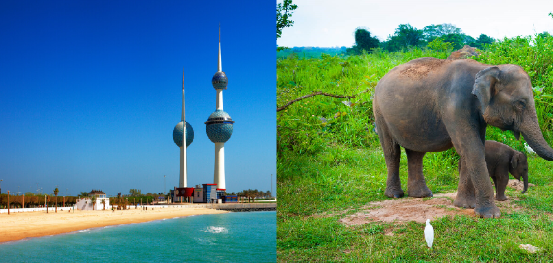 2 IN 1 TRIP: Rome, Italy to Sri Lanka & Kuwait for only €392 roundtrip