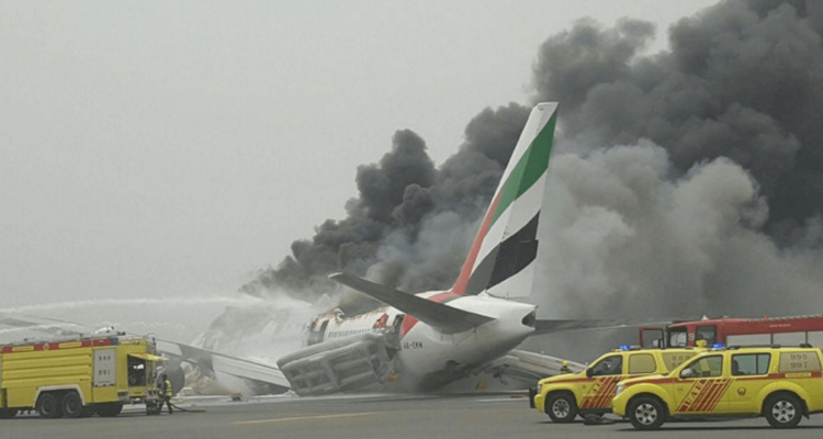 Emirates PLANE Explodes After Crash Landing in Dubai | Secret Flying