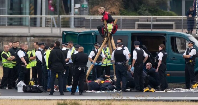 Black lives matter protest shuts down London City Airport | Secret Flying Black lives matter protest shuts down London City Airport | Secret Flying