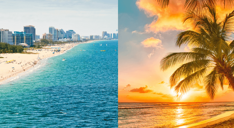 2 IN 1 TRIP: Detroit to Florida & Barbados for only $218 roundtrip