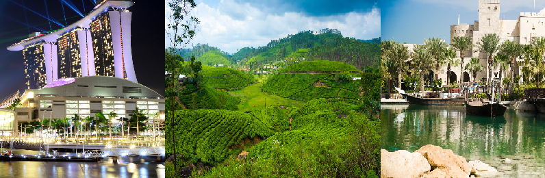 3 IN 1 TRIP: London, UK to Singapore, Sri Lanka & Dubai for only £492 roundtrip