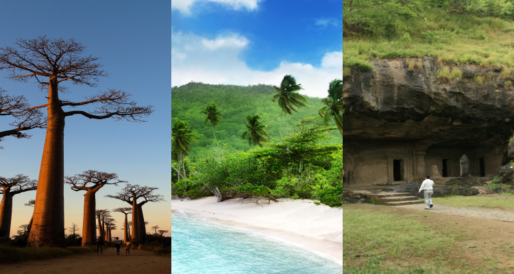 XMAS & NEW YEAR 3 IN 1 TRIP: Hong Kong to Madagascar, the Seychelles & either India or Abu Dhabi from $704 USD roundtrip