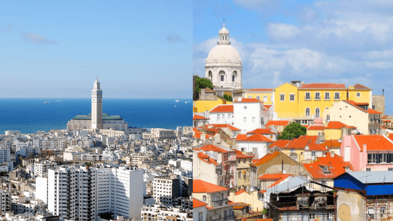 2 IN 1 TRIP: New York to Morocco & either Portugal, Spain or Italy from only $402 roundtrip