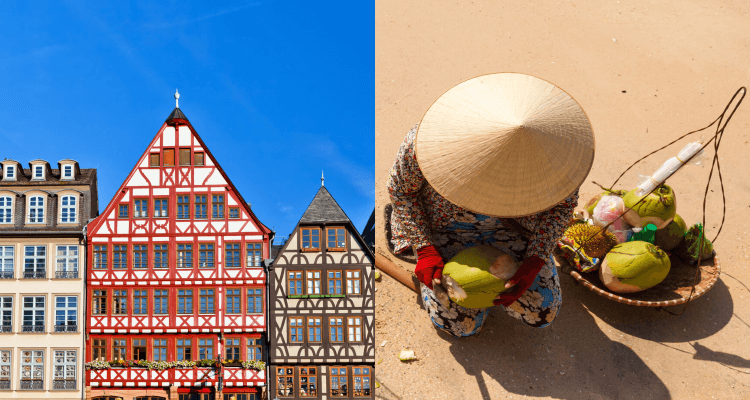 Melbourne or Sydney, Australia to Frankfurt, Germany from only $947 AUD roundtrip (add a stop in Vietnam from $51 AUD more)