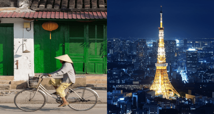 New York to Hanoi, Vietnam for only $564 roundtrip (add a stop in Tokyo, Japan for $31 more)