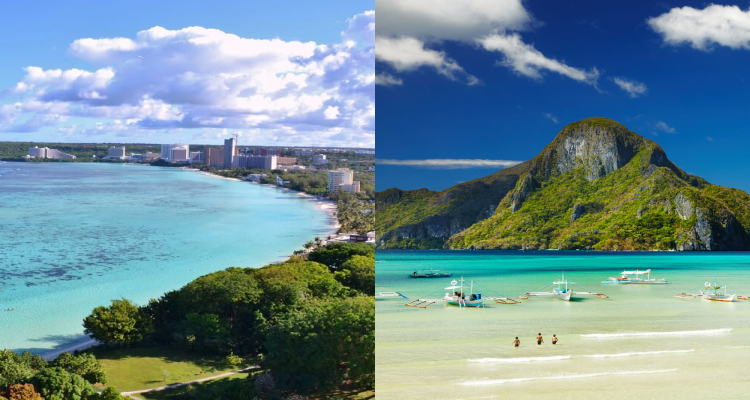 Malaysia or Singapore to Guam for only $232 USD roundtrip (add a stop in the Philippines for $7 USD more)