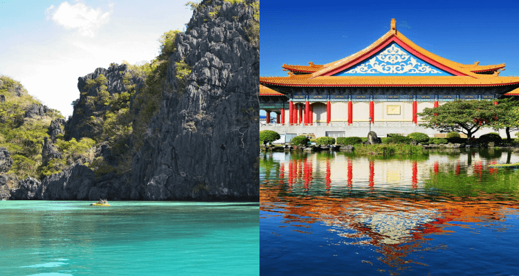 New York to Manila, Philippines for only $531 roundtrip (add a stop in Taiwan for $36 more)