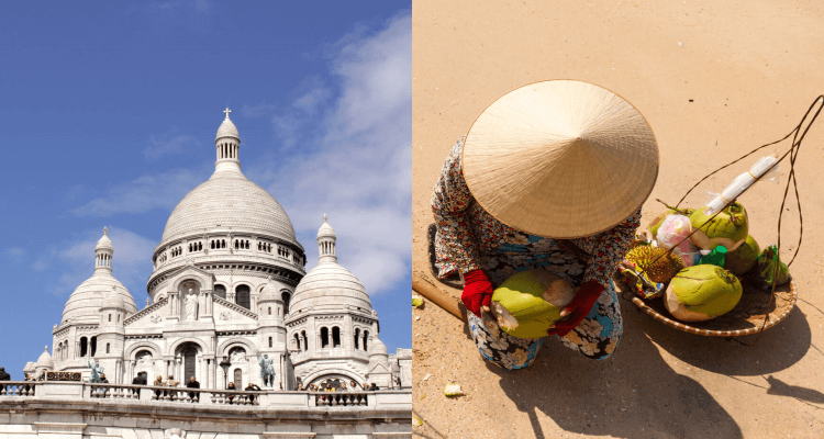 Melbourne or Sydney, Australia to Paris, France from only $910 AUD roundtrip (add a stop in Vietnam for $67 more)