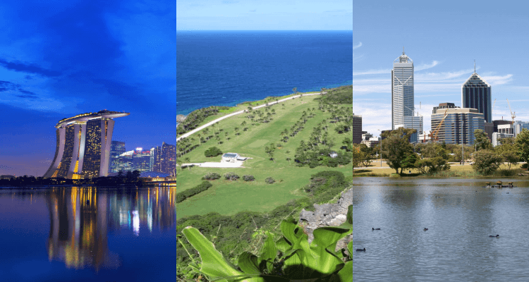 3 IN 1 TRIP: London, UK to Singapore, Christmas Island & Perth, Australia for only £906 roundtrip