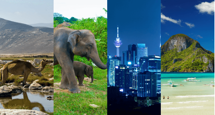 4 IN 1 TRIP: Manchester, UK to Oman, Sri Lanka, the Philippines & Malaysia for only £456 roundtrip