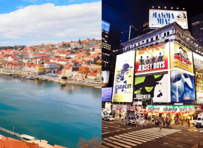 Flight deals from Manchester or London, UK to both Portugal and New York, USA | Secret Flying