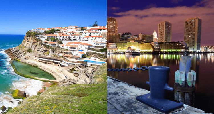 2 IN 1 TRIP: Manchester or London, UK to Lisbon, Portugal & Boston, USA from only £230 roundtrip