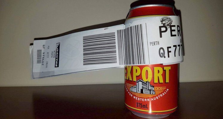 Australian man checks in a single can of beer on Qantas flight | Secret Flying