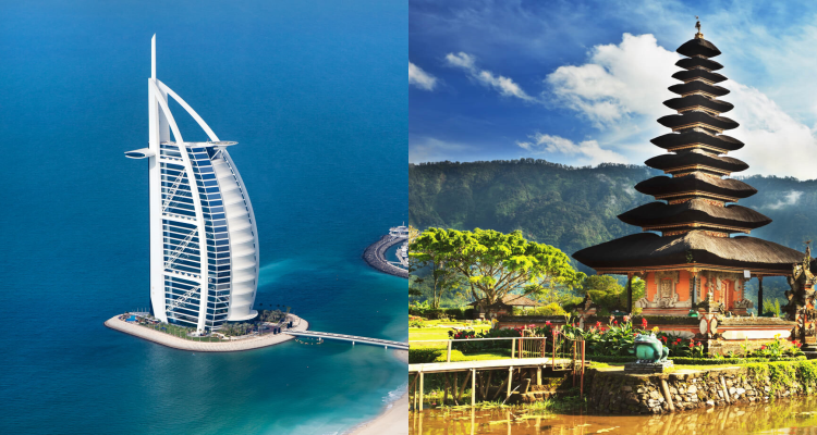 2 IN 1 TRIP: Stockholm, Sweden to Dubai, UAE & Bali, Indonesia for only €516 roundtrip