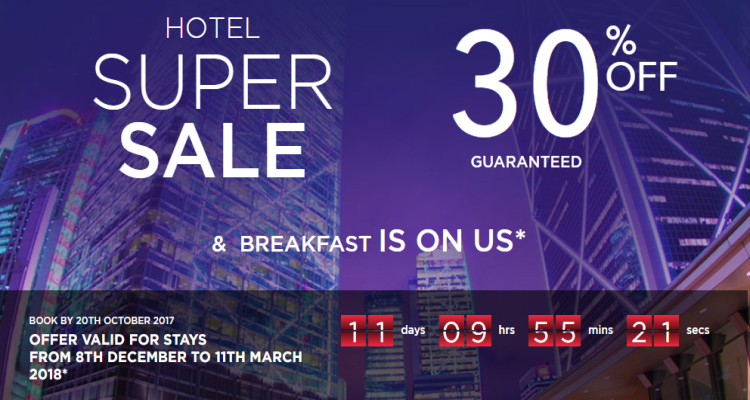 PROMO: Up to 30% off hotel stays with AccorHotels
