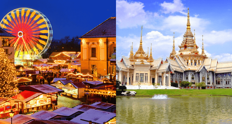 Australian cities to Munich, Germany from only $979 AUD roundtrip (add a stop in Thailand from $64 AUD more)