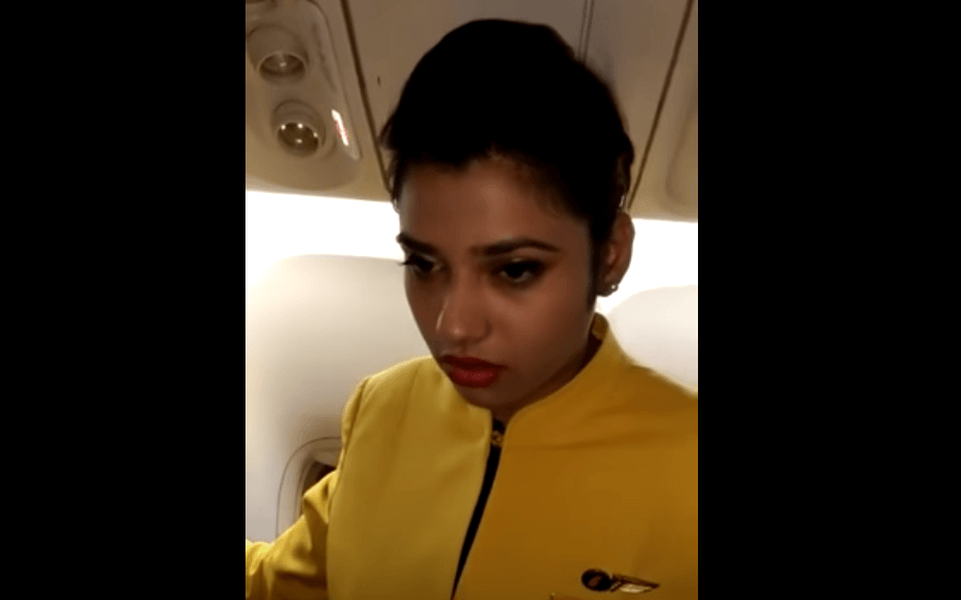 VIDEO: Jet Airways flight attendant caught smuggling $500,000 cash out of India