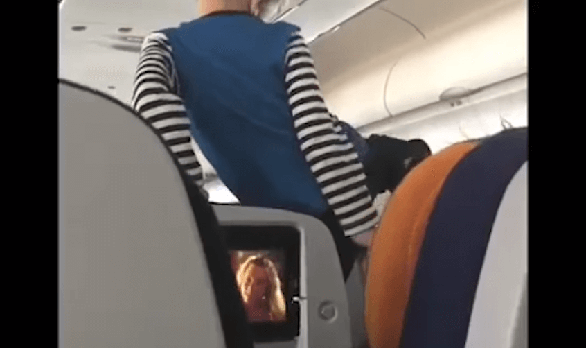 VIDEO: Traumatised plane passenger films child’s eight-hour tantrum