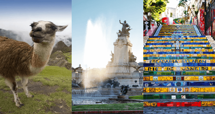 3 IN 1 TRIP: Santiago, Chile to Peru, Argentina & Brazil for only $409 USD one-way