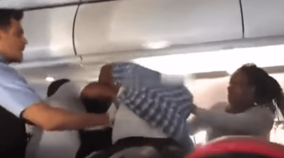 VIDEO: Drunk American Airlines passenger arrested after brawling when he wasn’t served more beer