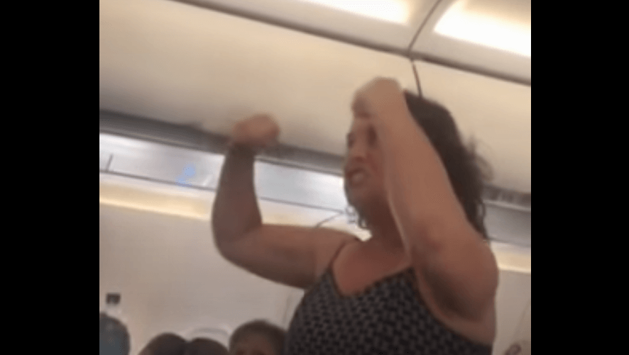 Video Spirit Airlines Passenger Has A Foul Mouthed Meltdown After Flight Is Diverted For A