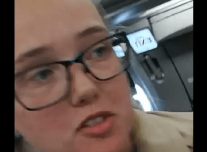 VIDEO: Swedish student stops deportation of refugee by refusing to sit down on plane | Secret Flying