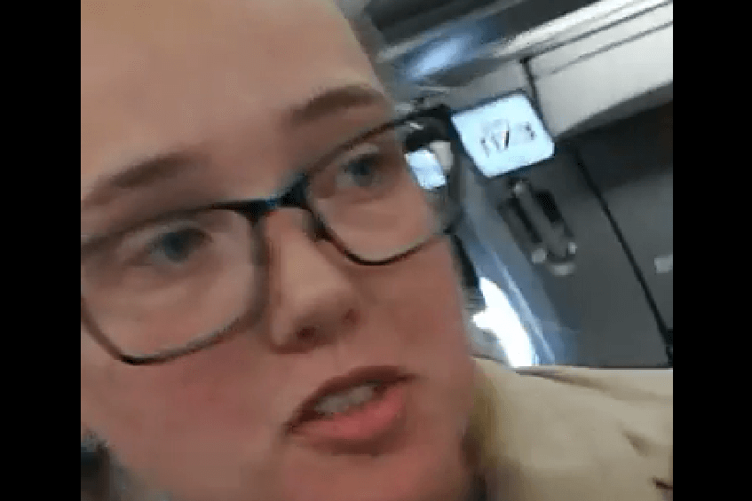 VIDEO: Swedish student stops deportation of refugee by refusing to sit down on plane
