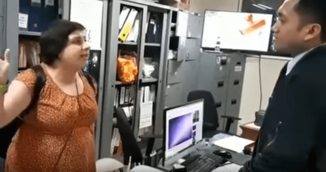 VIDEO: Woman slaps Bali immigration officer over $4000 fine for overstaying her visa