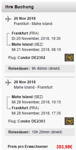 - Non-stop from Frankfurt, Germany to the Seychelles for only €393 ...