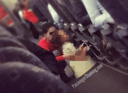Mother lets child use potty in plane aisle | Secret Flying