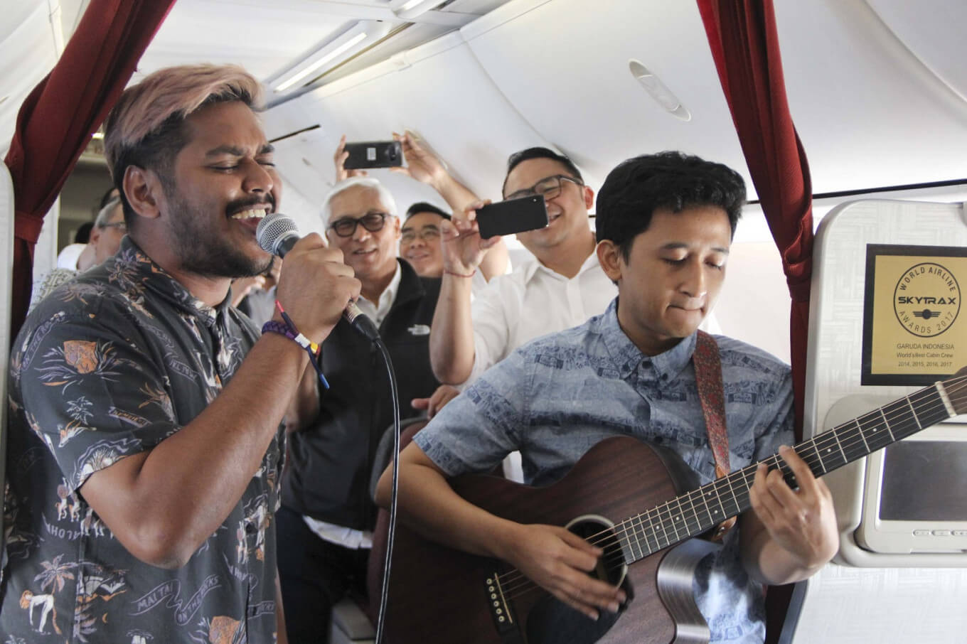 Garuda Indonesia brings live music to the skies