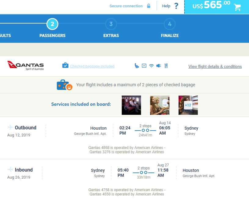 SUMMER Houston, Texas to Sydney, Australia for only 565 roundtrip