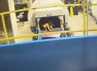 VIDEO: TSA workers find child in luggage room after taking 5-min ride on conveyor belt | Secret Flying