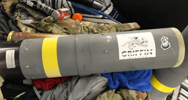 Missile launcher found in Texas man’s luggage at airport | Secret Flying Missile launcher found in Texas man’s luggage at airport | Secret Flying