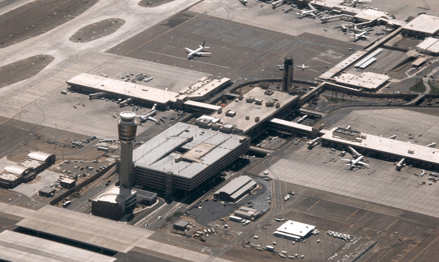 Man breaks into Phoenix airport and activates plane’s emergency slide