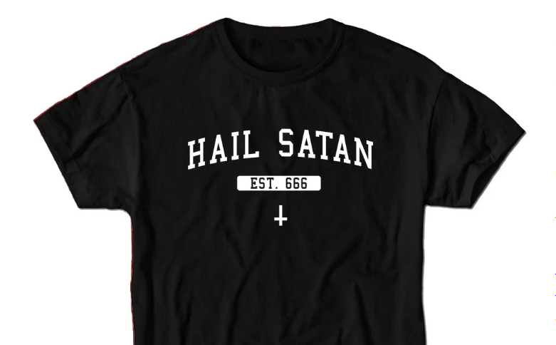 American Airlines apologises to woman for banning her ‘HAIL SATAN’ shirt