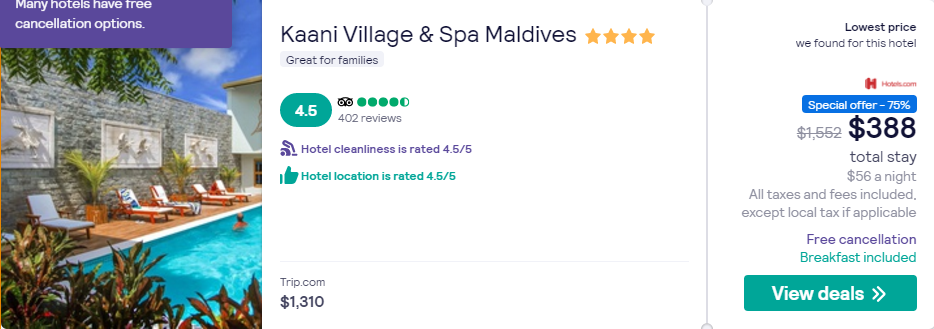 Price screenshot