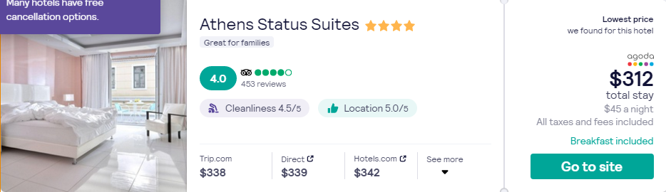 Price screenshot
