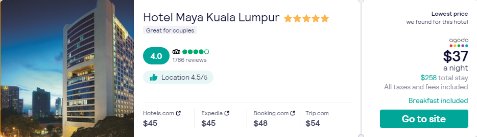 Price screenshot