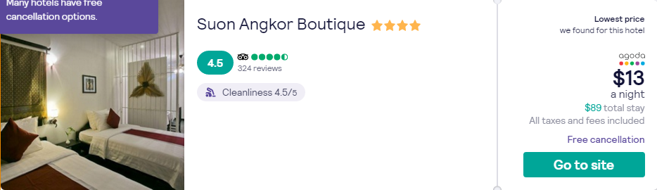 Price screenshot