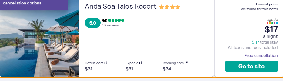 Price screenshot