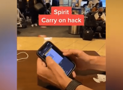 Spirit Airlines bans TikTok user for sharing hack to get free carry-on bag | Secret Flying