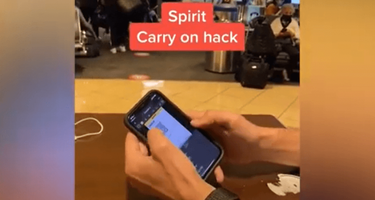 Spirit Airlines bans TikTok user for sharing hack to get free carry-on bag | Secret Flying Spirit Airlines bans TikTok user for sharing hack to get free carry-on bag | Secret Flying