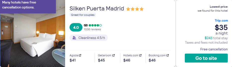 Price screenshot
