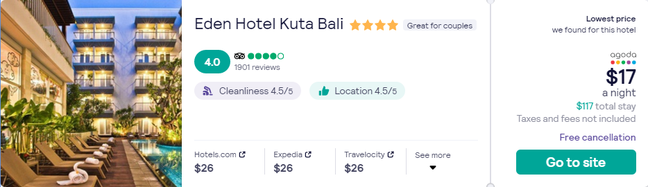 Price screenshot