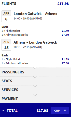 Price screenshot