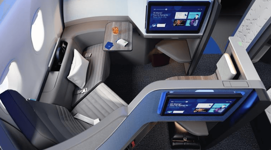 JetBlue unveils new business class seats aimed at London flights